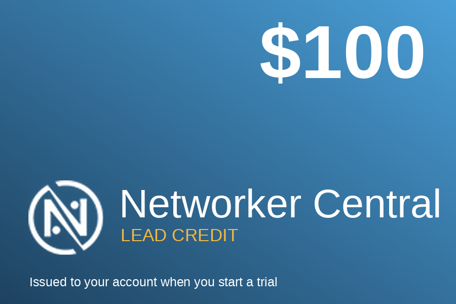 $100 LEAD CREDIT available