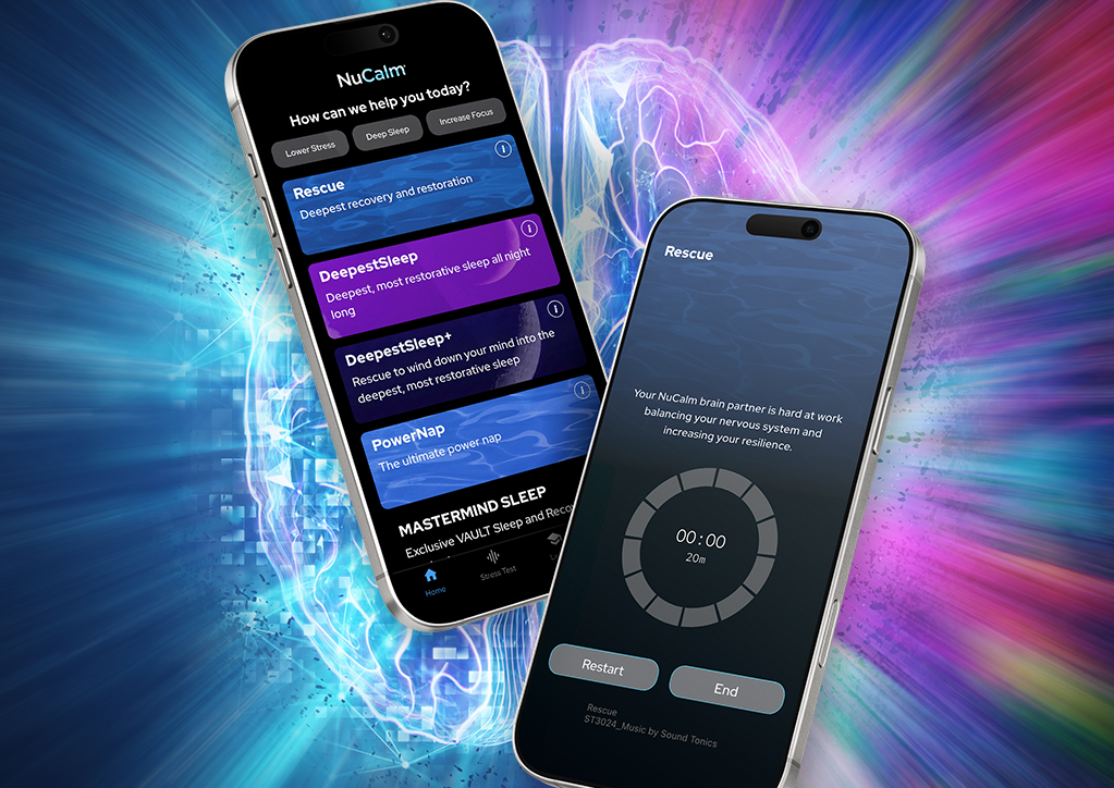 NuCalm patented neuroscience relaxation and recovery technology